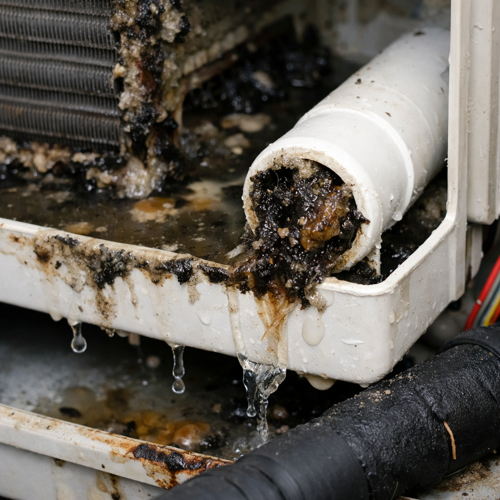 Blocked Ac Drain Line Problems In Steubenville Homes 